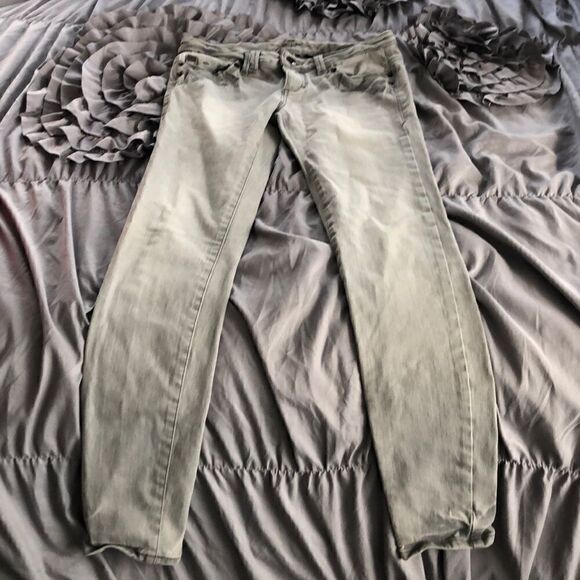 Armani Exchange gray distressed jeans size 4 - Picture 1 of 2